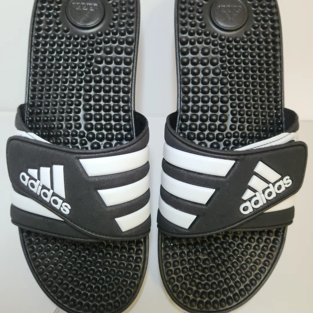 13 - Black Men's Adidas Slides