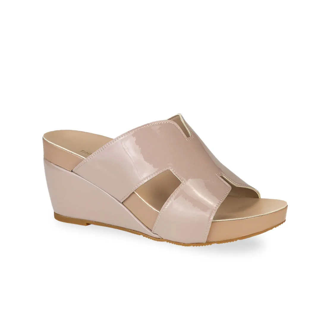 [20% off at cart] H-Strap Wedge Sandals