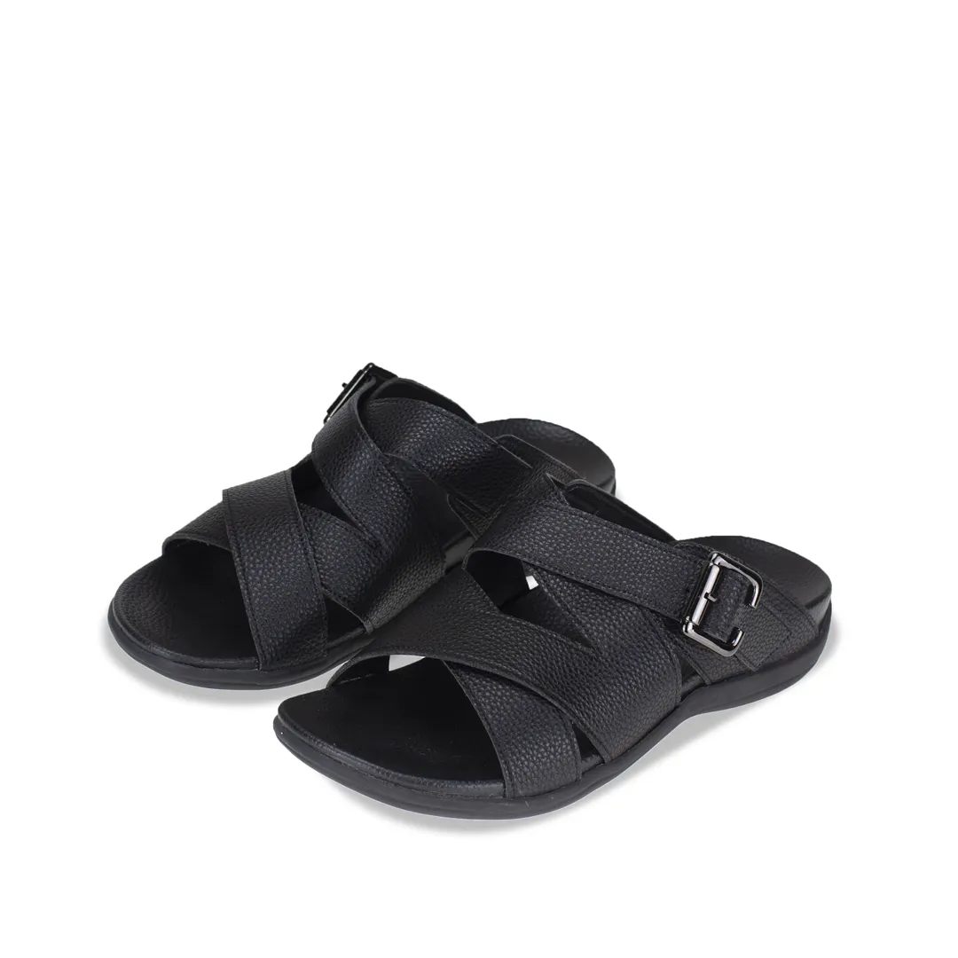 [20% off at cart] Men Multi Straps Buckle Sandals