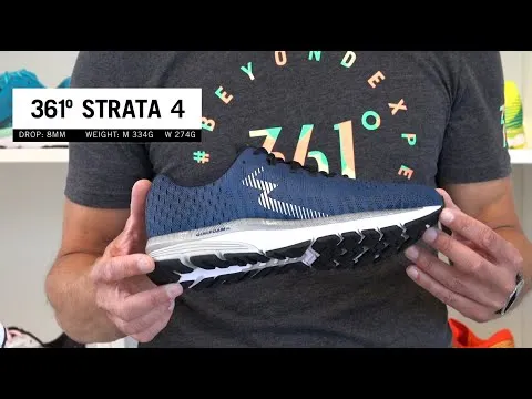 361 Strata 4 White Mens Running Shoes