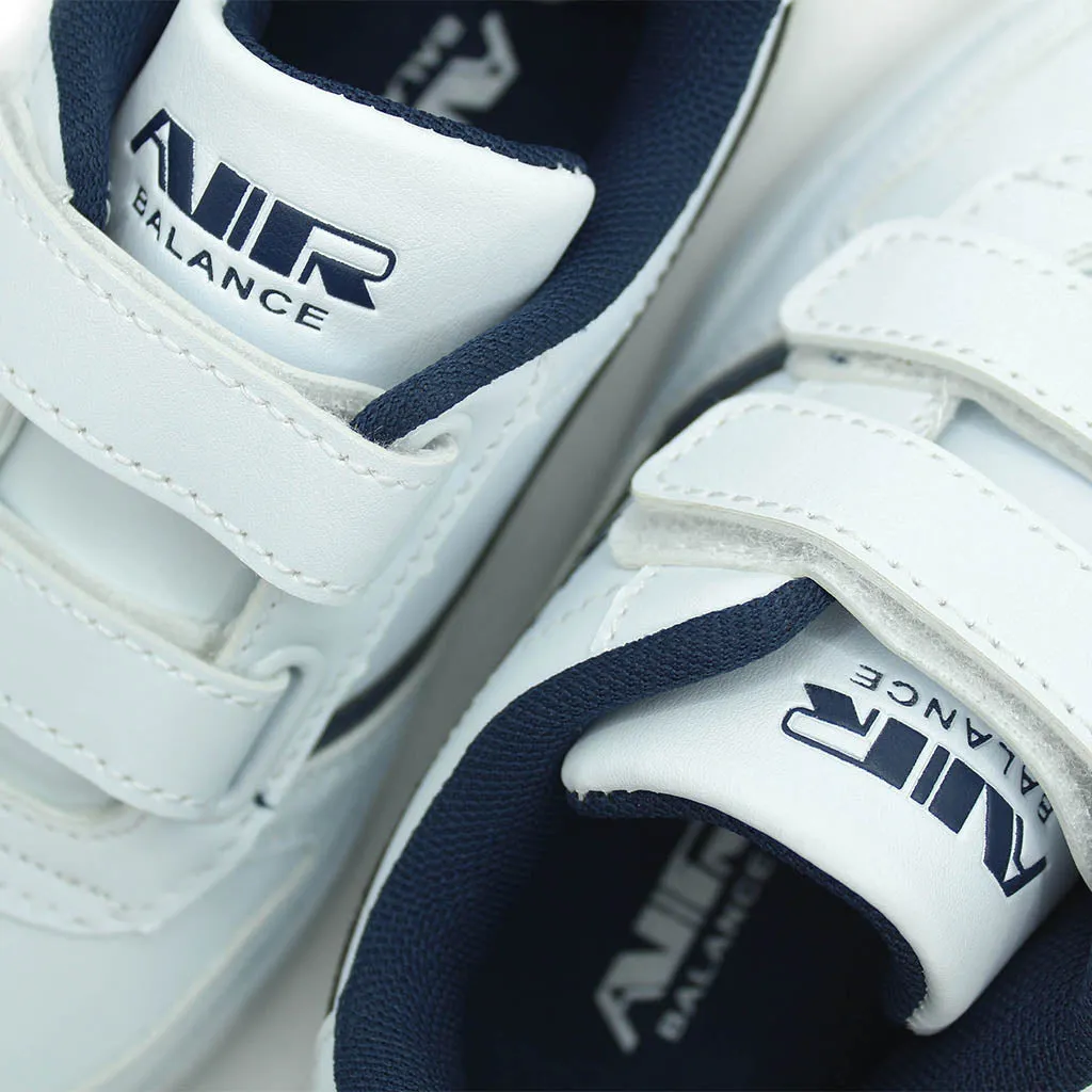 Air Balance Sneakers White Navy Toddlers Kids Boys - Kids Shoes