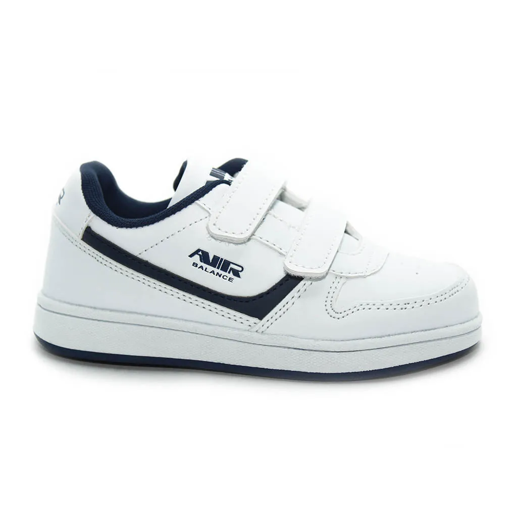 Air Balance Sneakers White Navy Toddlers Kids Boys - Kids Shoes