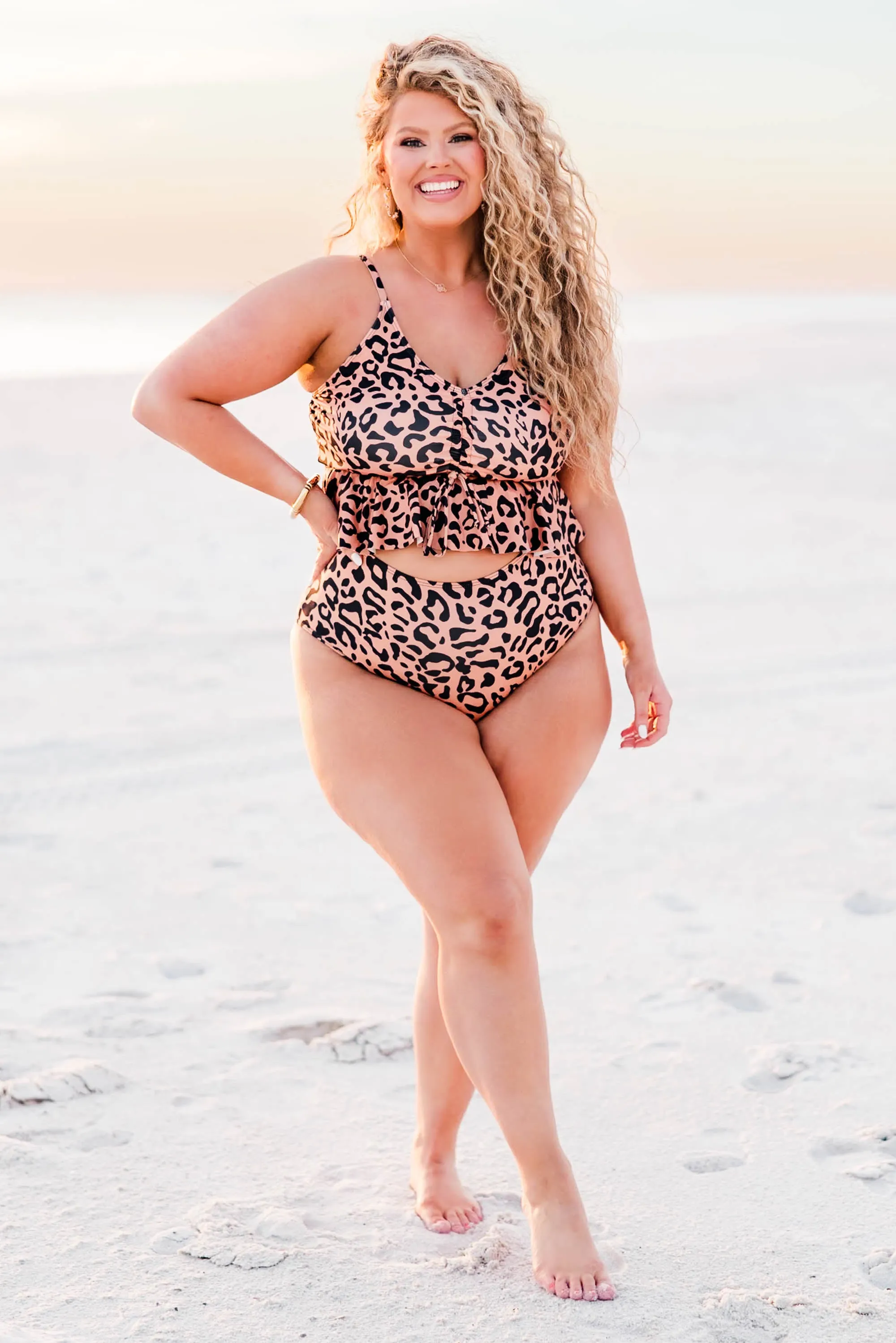 All Summer Long Swim Bottom, Leopard