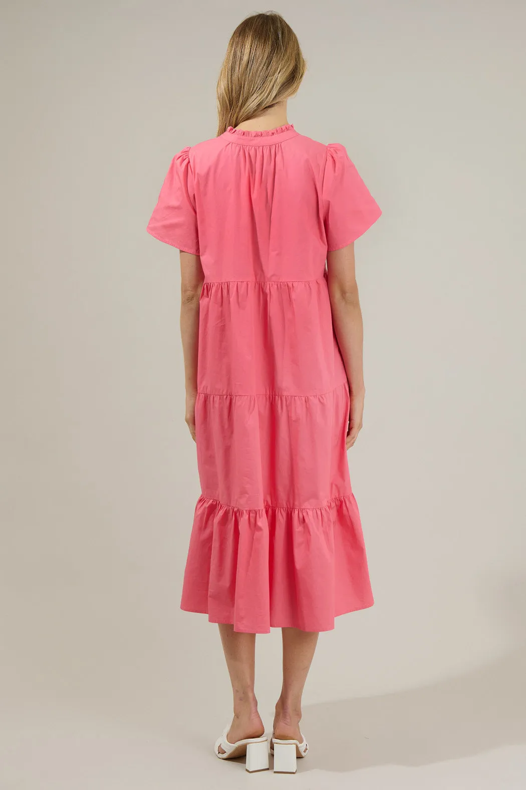 Amayah Tiered Midi Dress