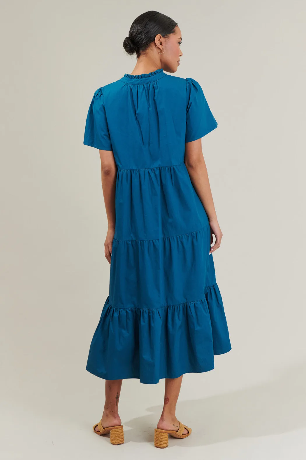 Amayah Tiered Midi Dress