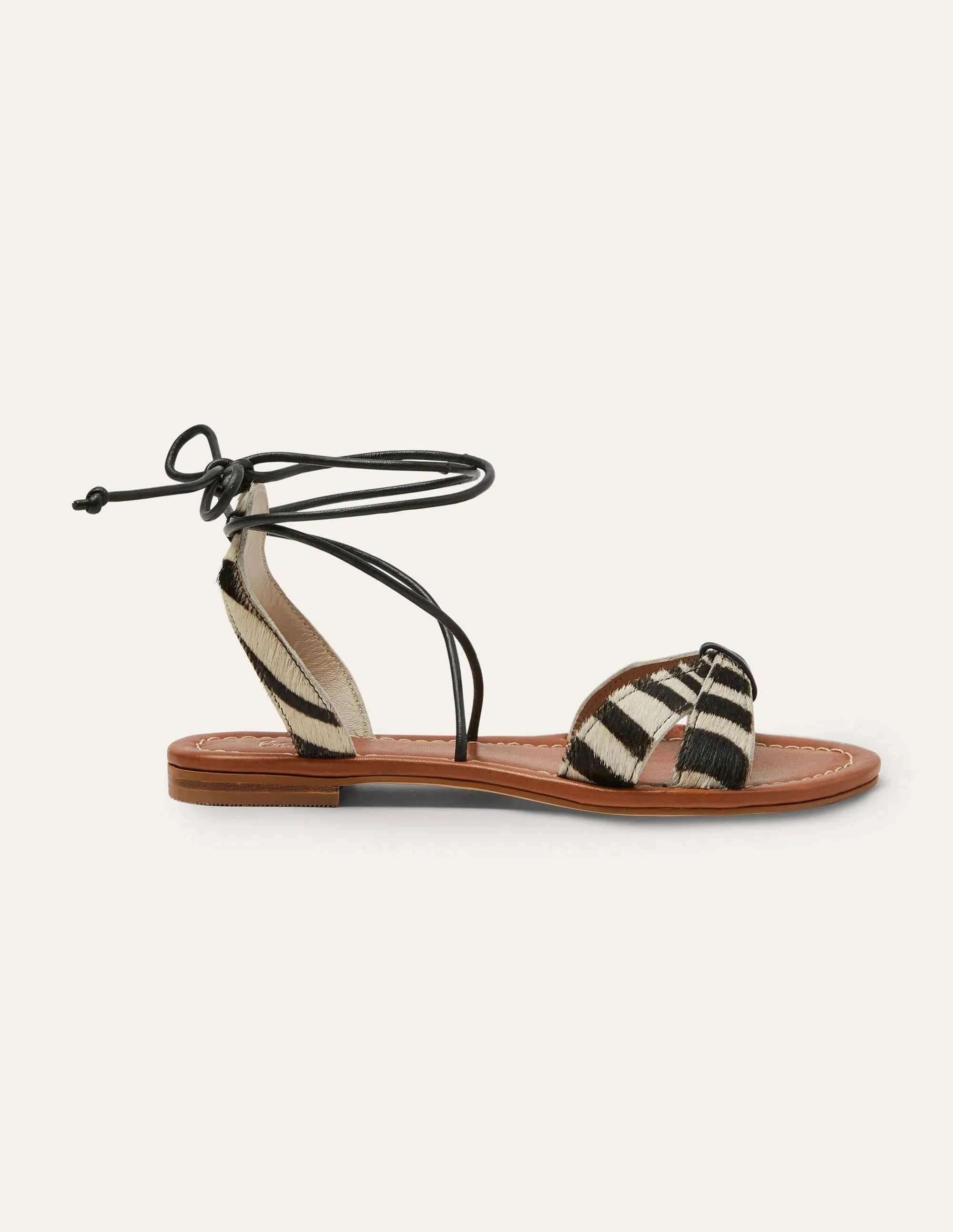 Amelie Sandals-Zebra