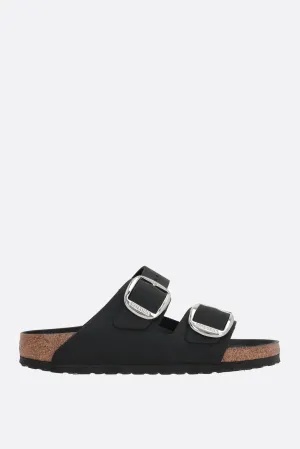 Arizona Big Buckle flat sandals in oiled leather (Narrow Fit)