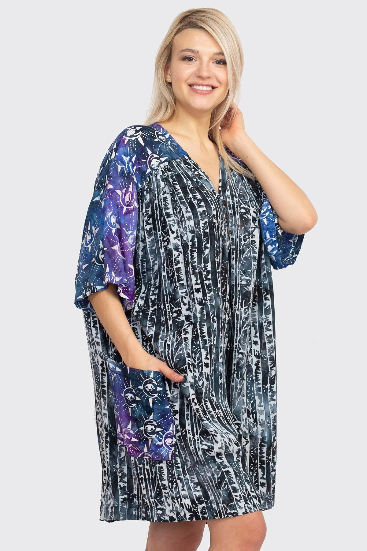 Batik Oversized Romper