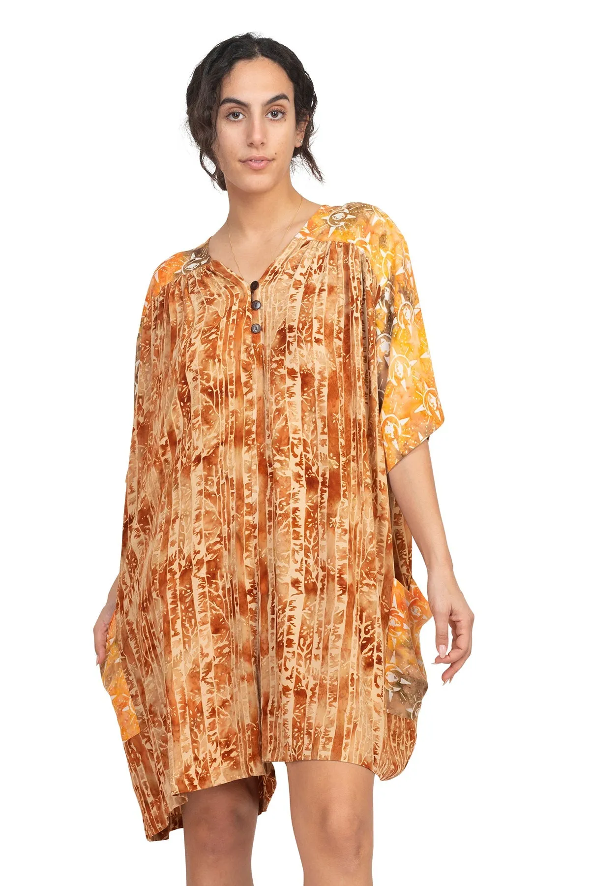 Batik Oversized Romper