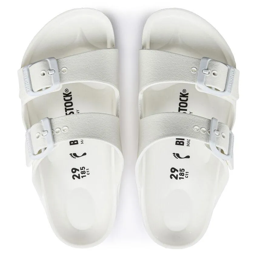 Birkenstock Boy's Arizona White EVA