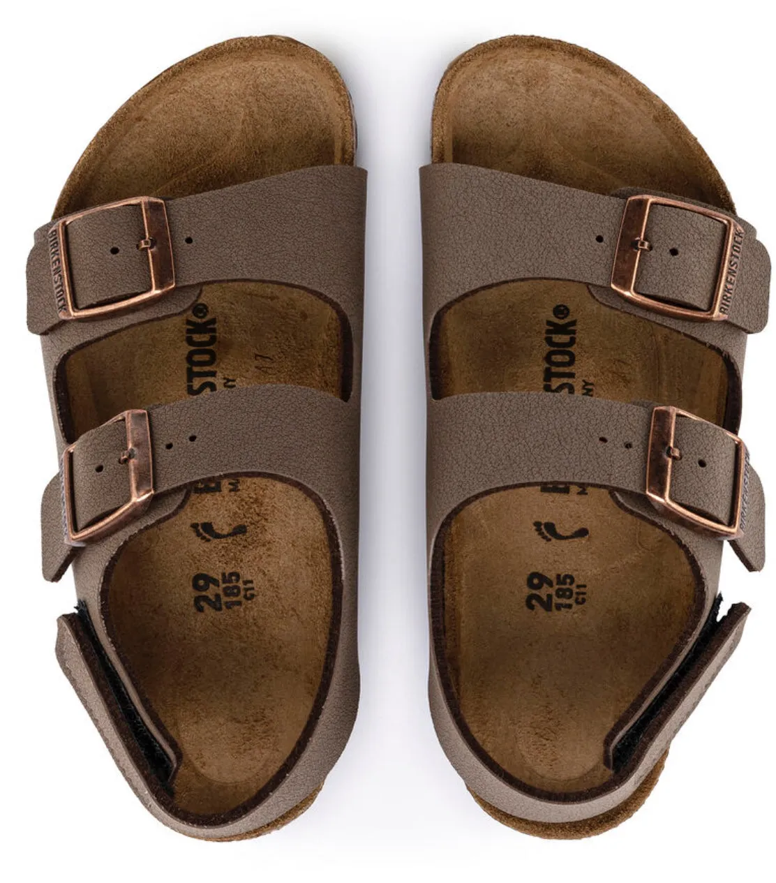 Birkenstock- Milano HL Kids Sandals (Mocha)