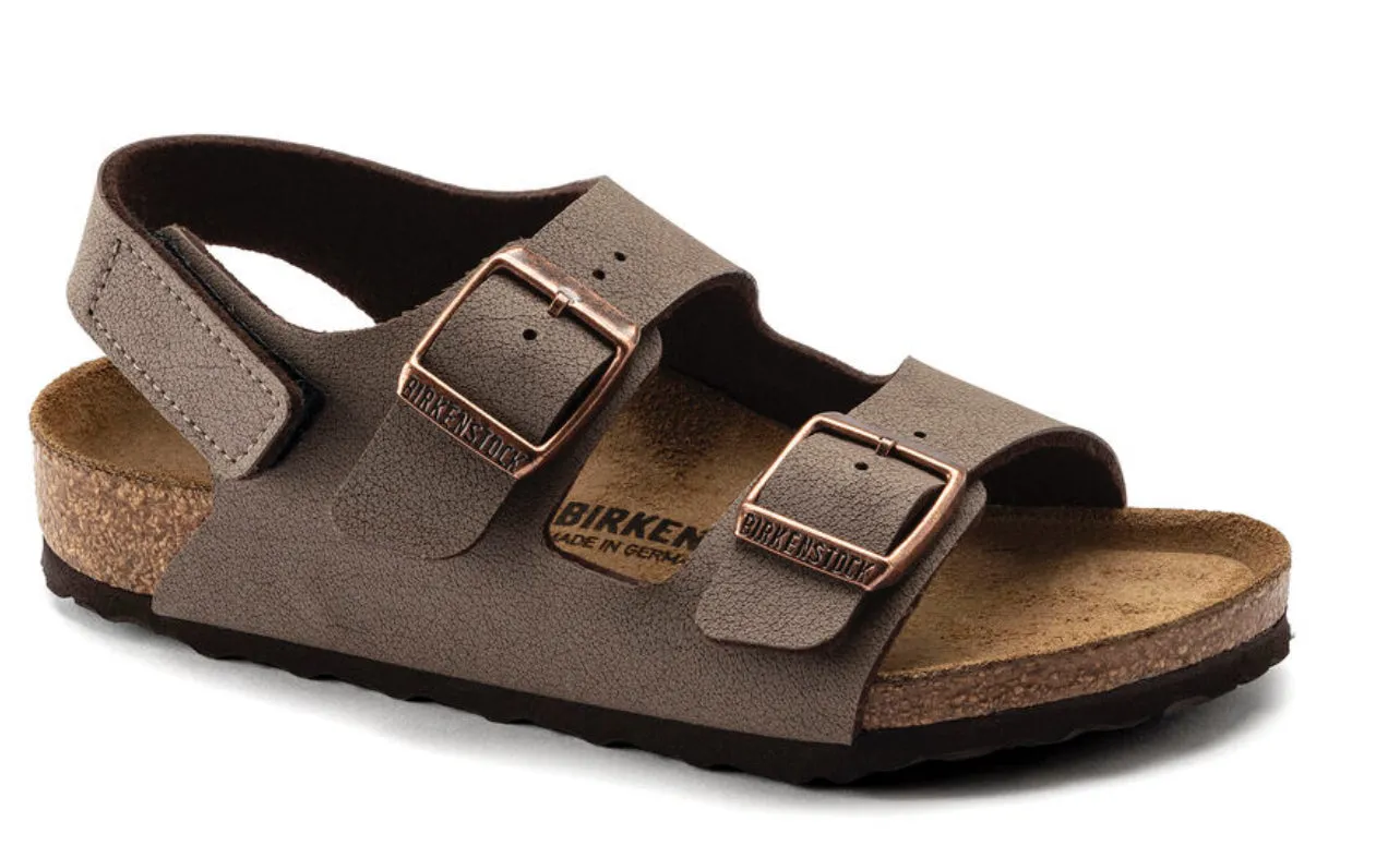 Birkenstock- Milano HL Kids Sandals (Mocha)