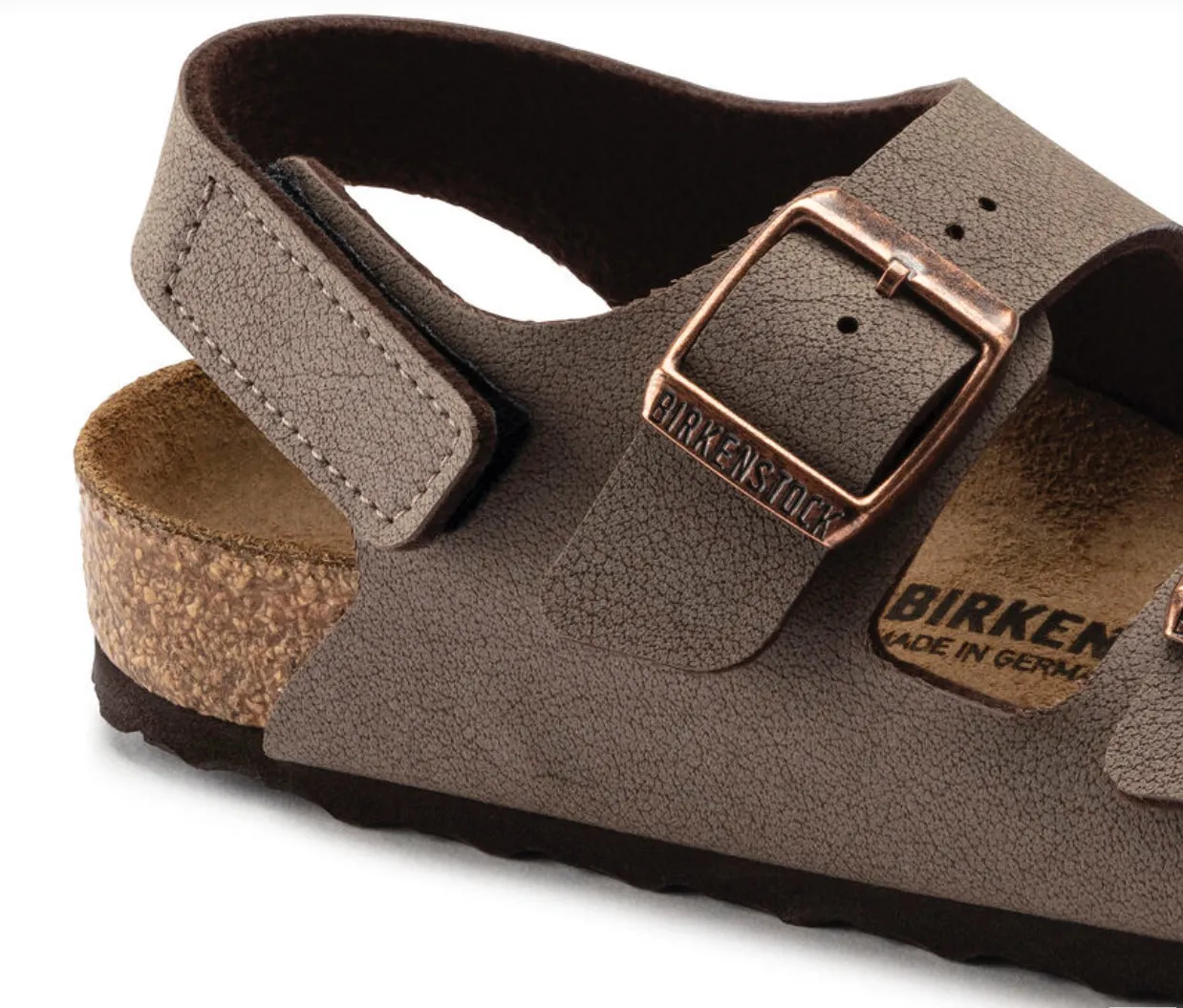 Birkenstock- Milano HL Kids Sandals (Mocha)