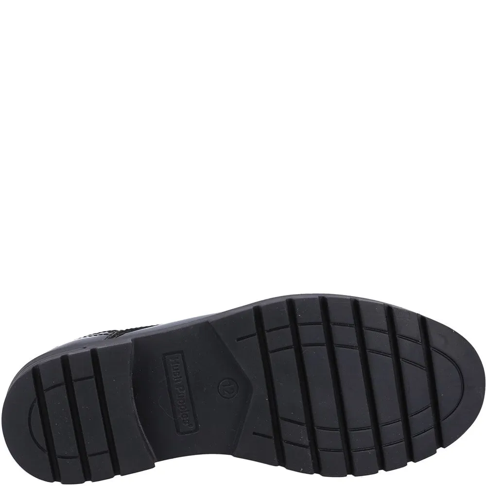 Black Jayne Patent Senior School Shoes