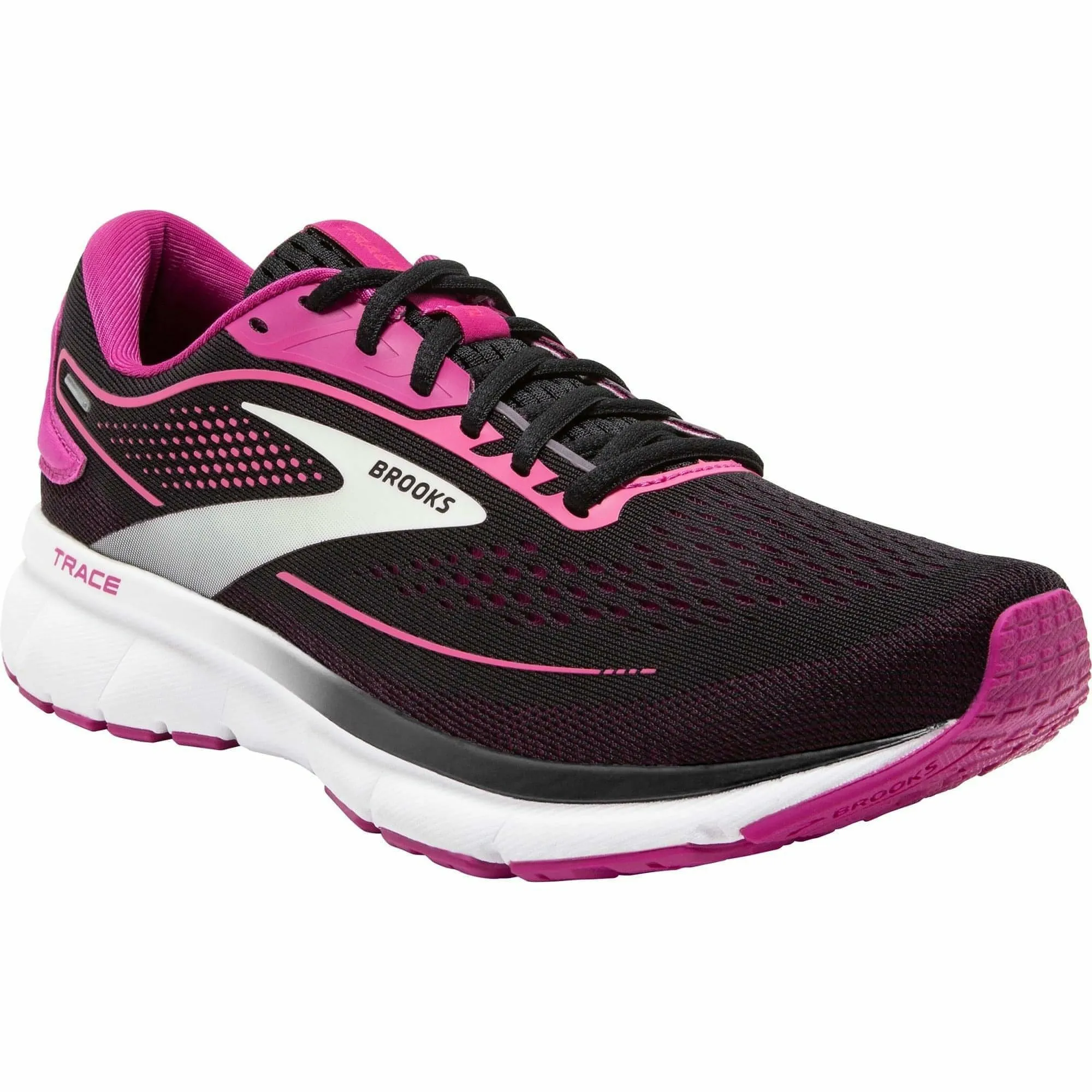 Brooks Trace 2 Womens Running Shoes - Black