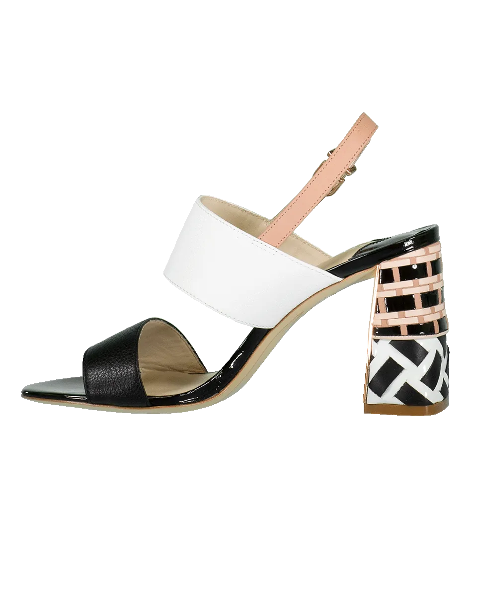 Celia Mid Color Block Sandal