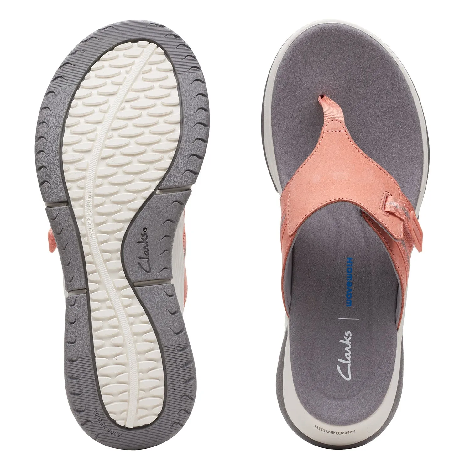 Clarks Wave 2.0 Sea Sandals (Wide Fit)