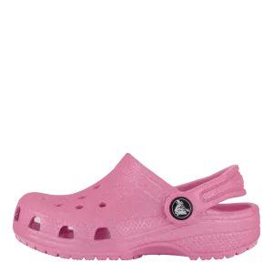 Classic Glitter Clog T Pink Tweed Glitter