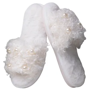 Curly Pearl Slippers