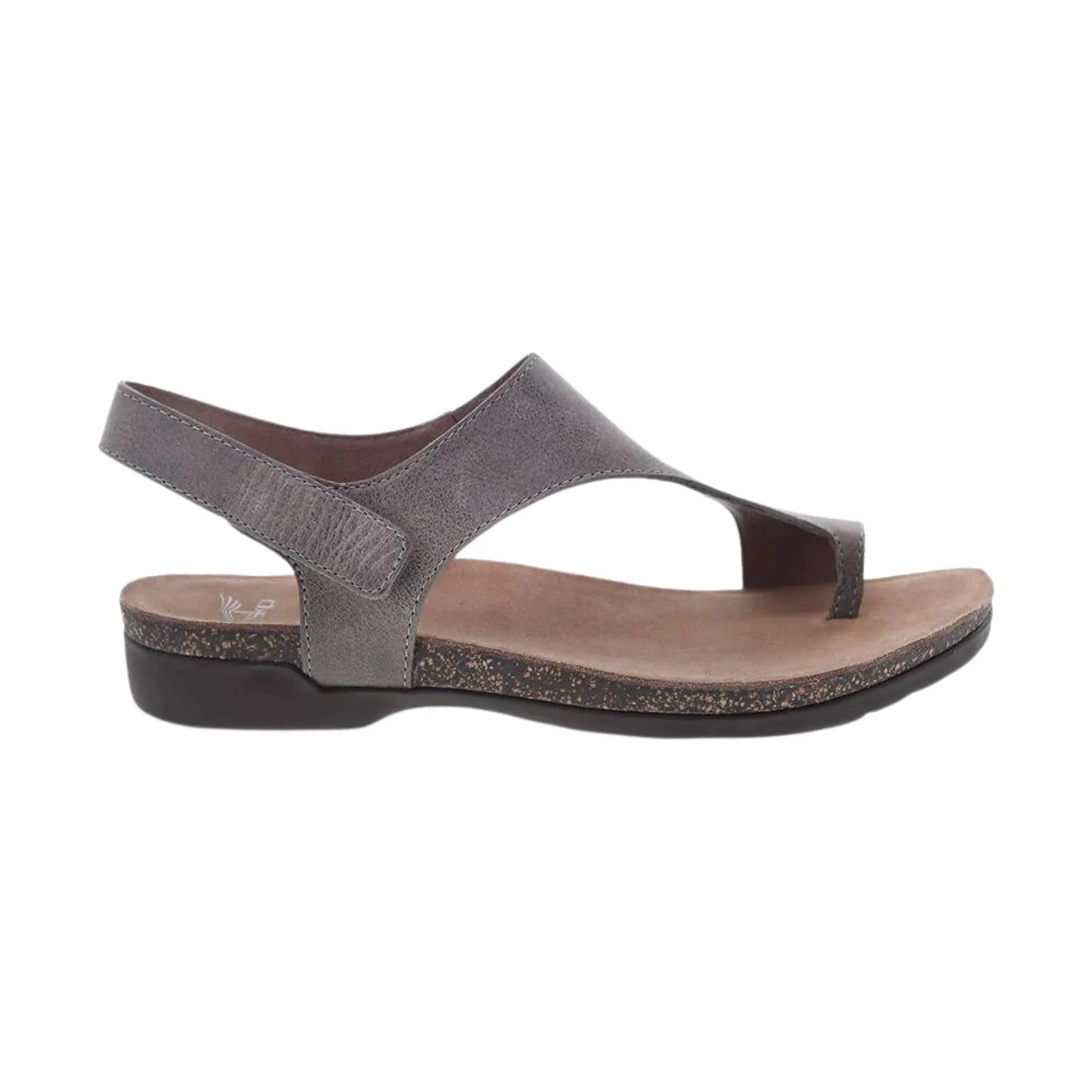 Dansko Women's Reece Sandal - Stone Waxy Burnished