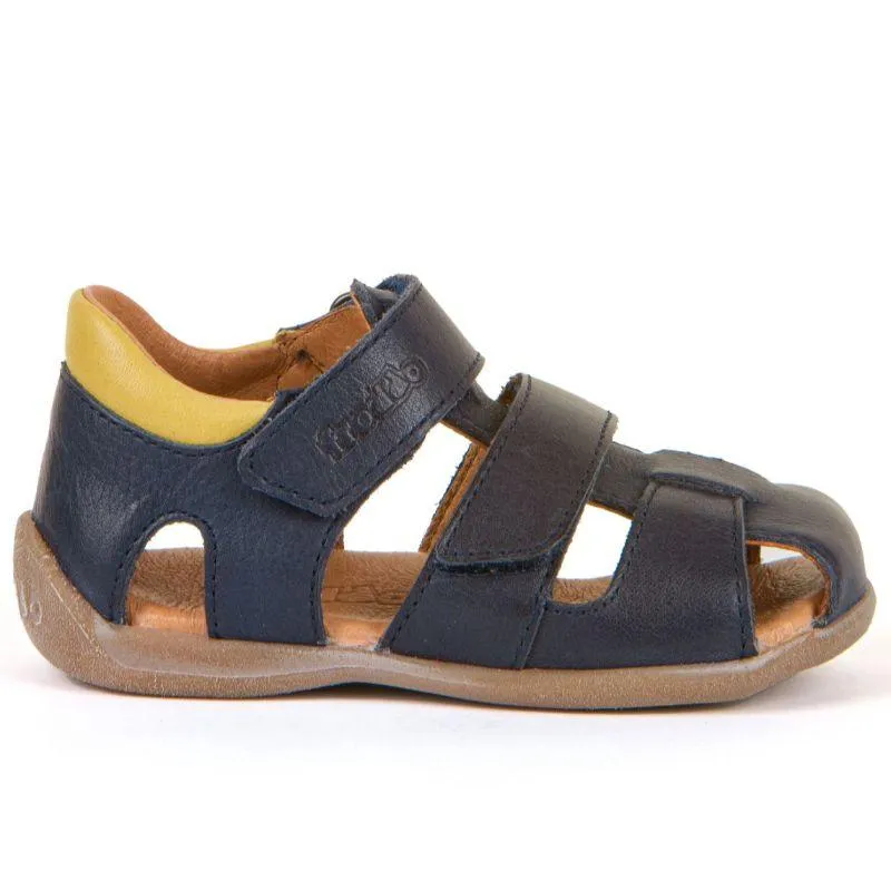 Froddo G2150149 Navy Boys European Leather Sandals (Ankle Support)