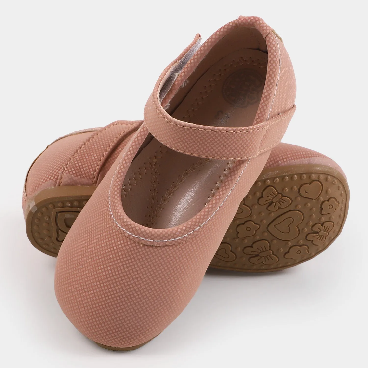 Girls Pumps PP 640-37-Peach