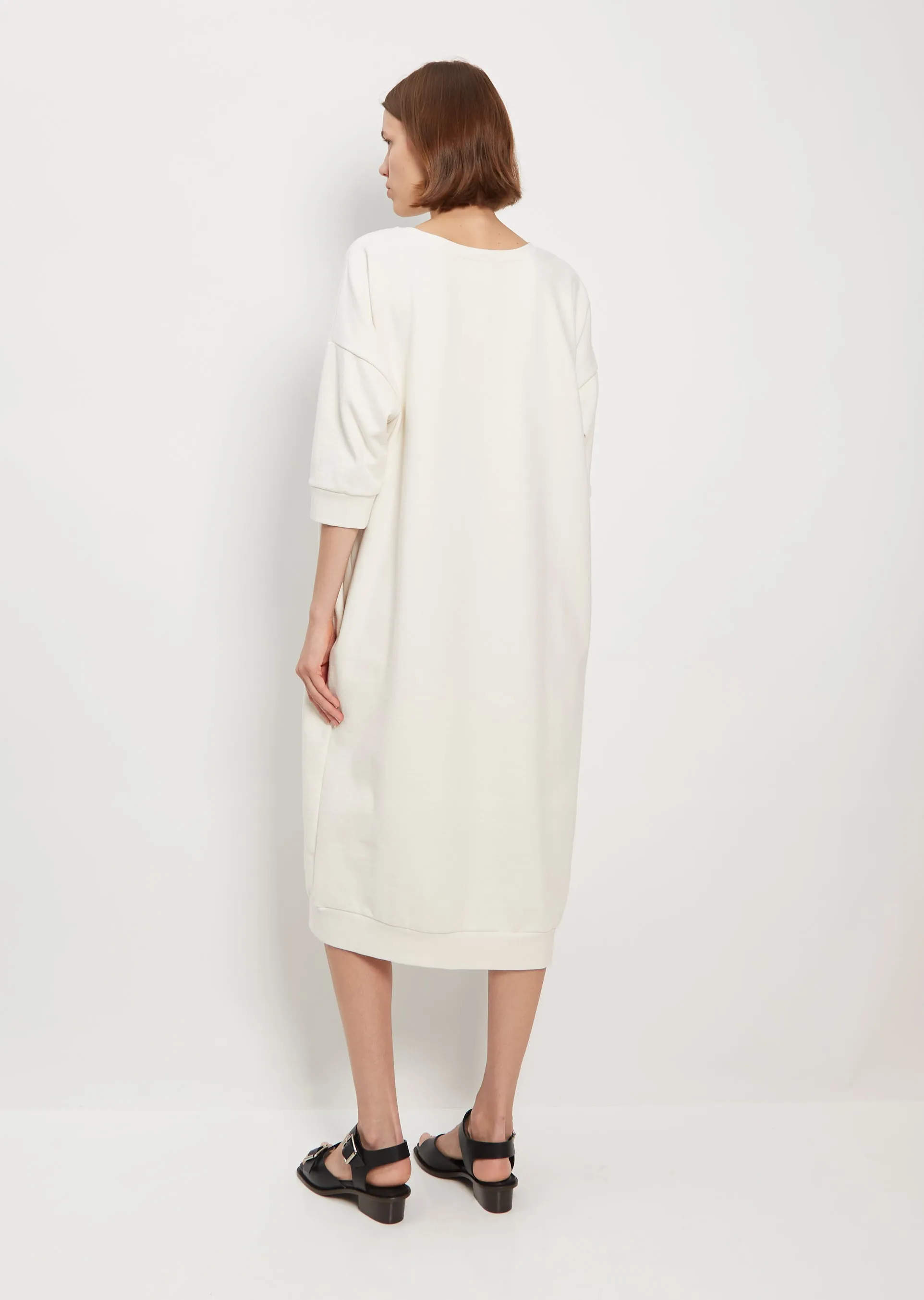 Ivy Sweatshirt Dress — Chalk