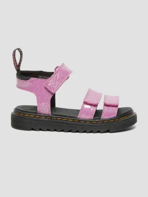 Klaire Pink Glitter Sandals (Kids)