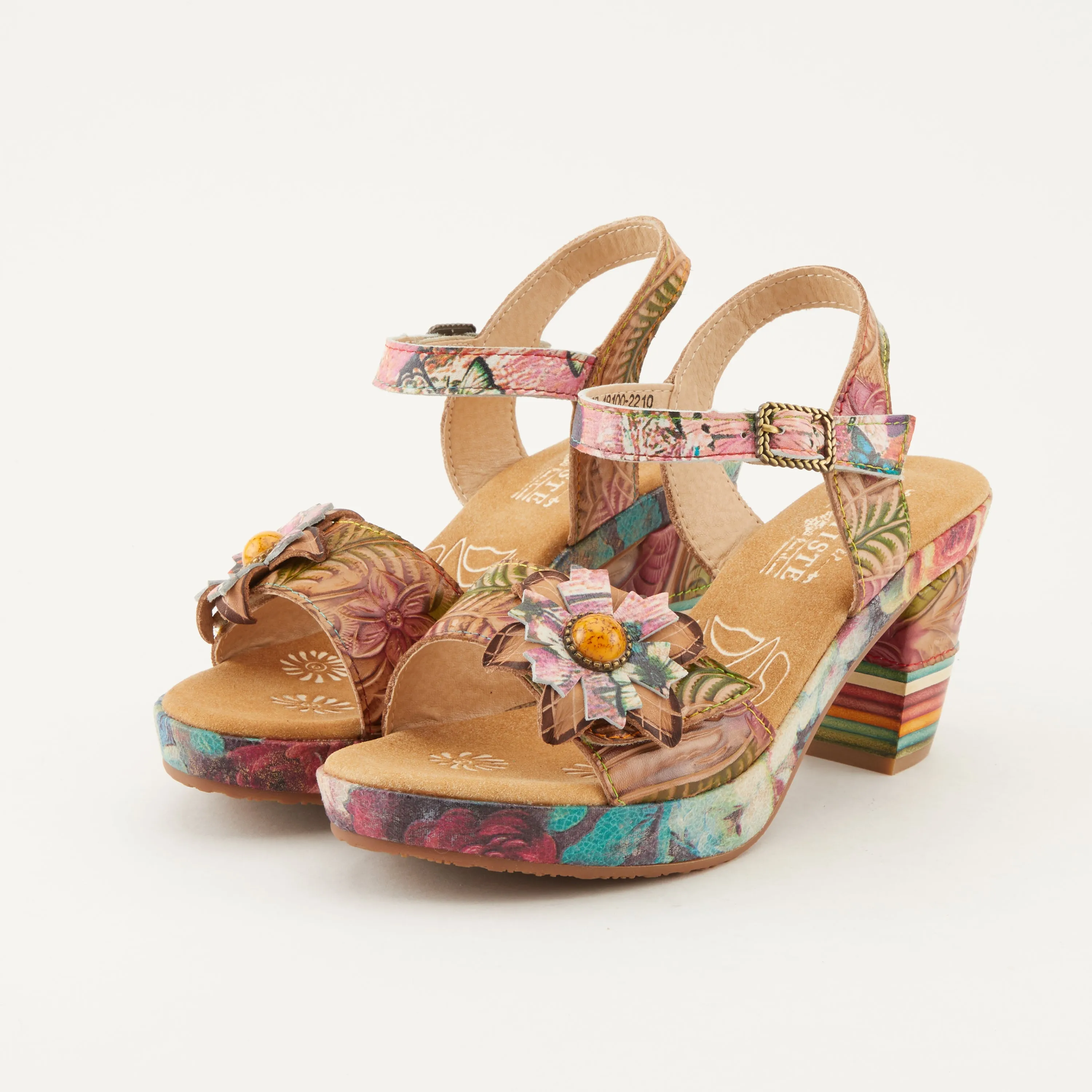 L'ARTISTE LEILANIE SLINGBACK SANDALS