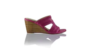 Lilies 80mm Wedges  - Fuschia