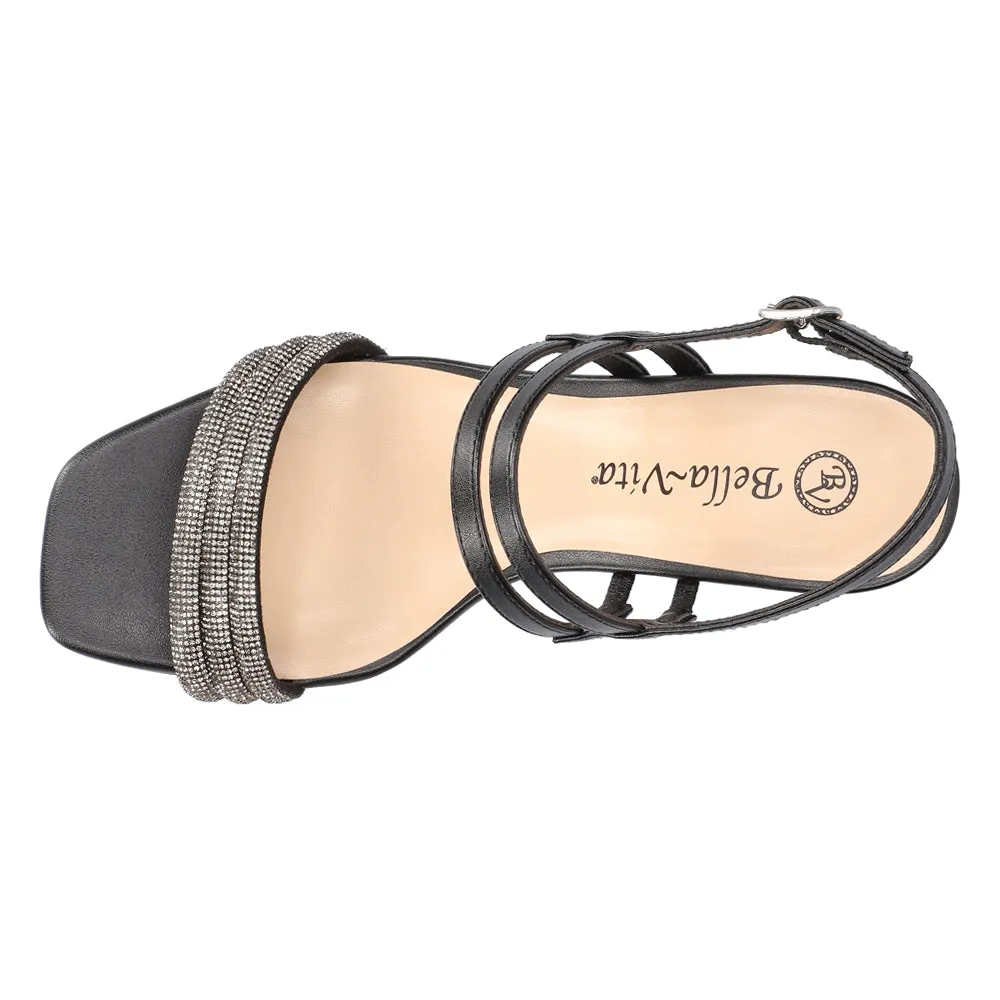 Majesty Rhinestones Sling Back Sandals