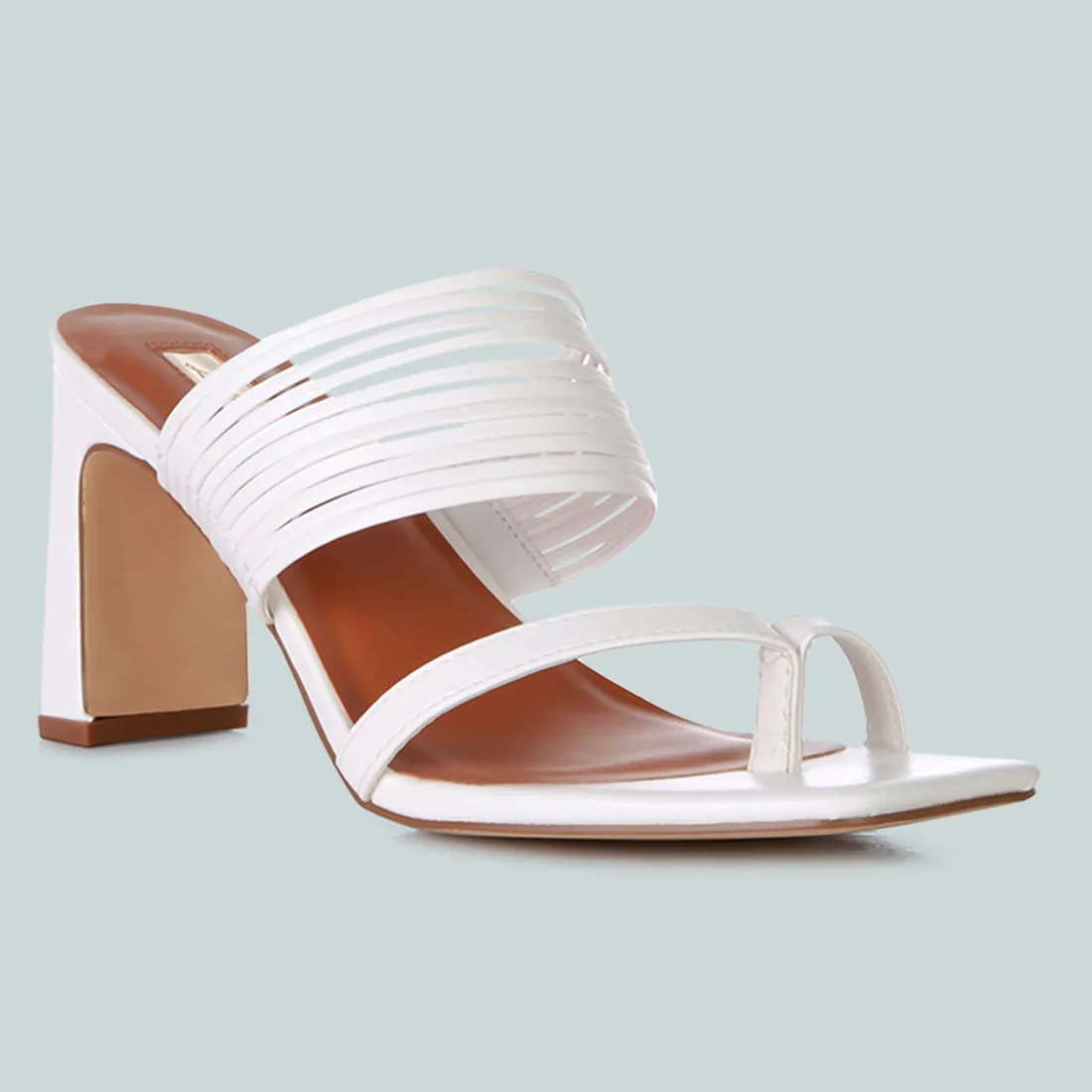 Mid Block Heel Sandals