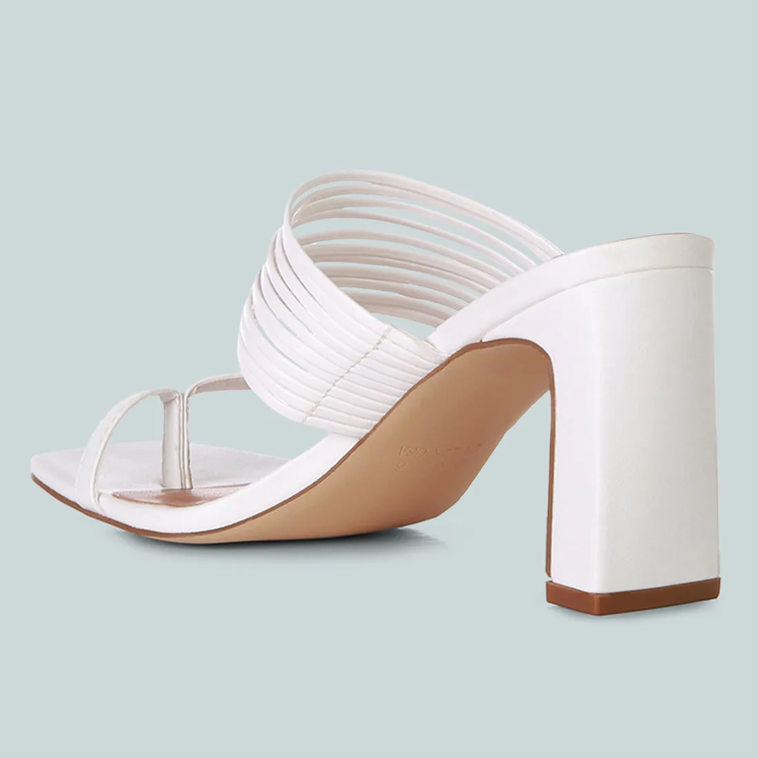 Mid Block Heel Sandals