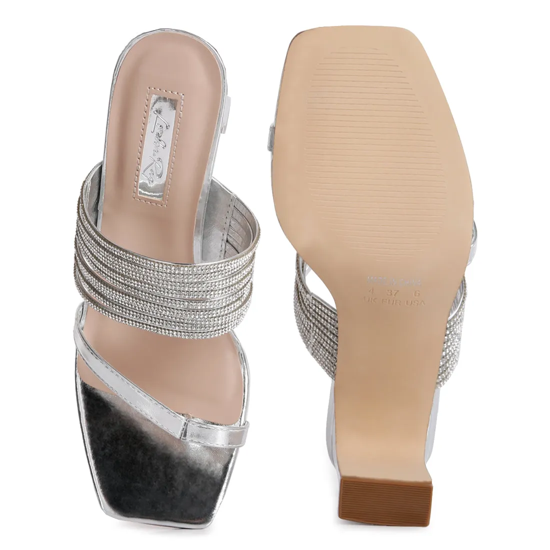 Mid Block Heel Sandals