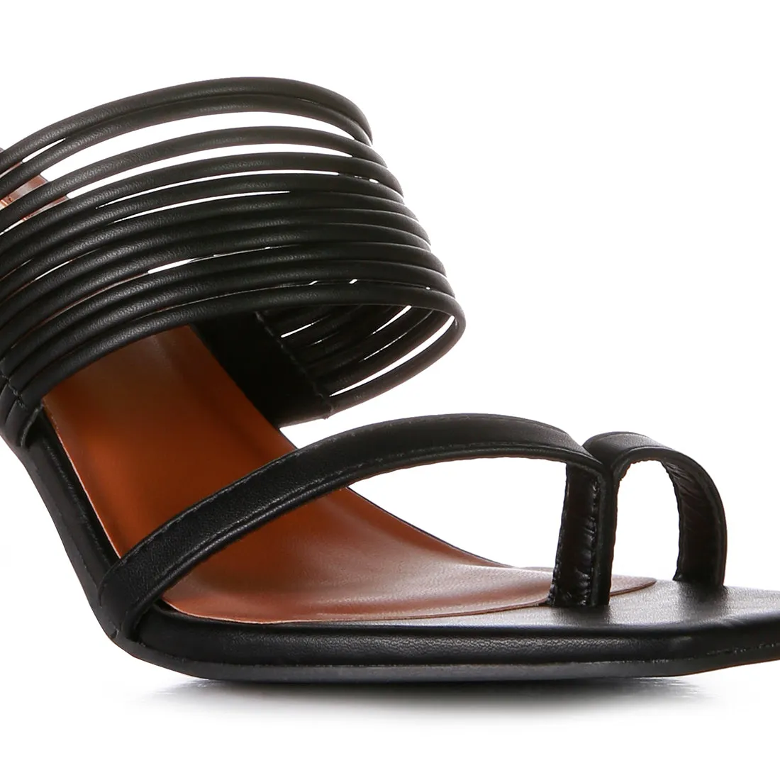 Mid Block Heel Sandals