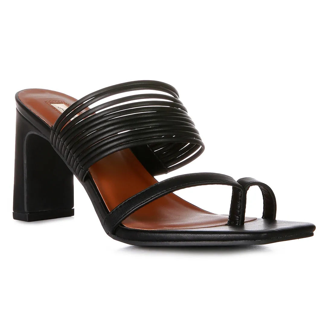 Mid Block Heel Sandals