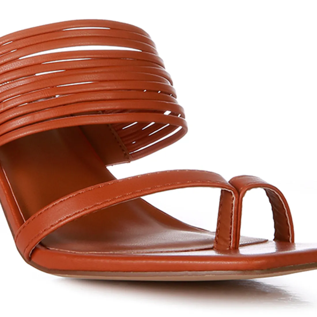 Mid Block Heel Sandals