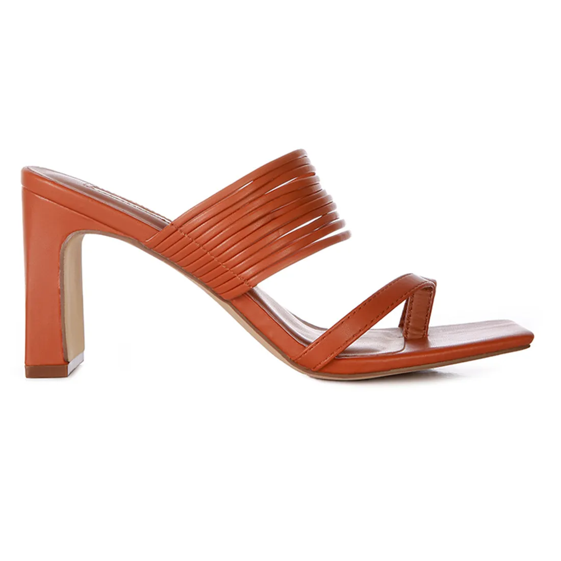 Mid Block Heel Sandals