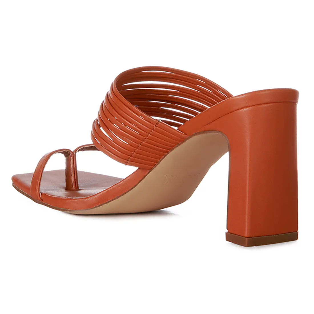 Mid Block Heel Sandals