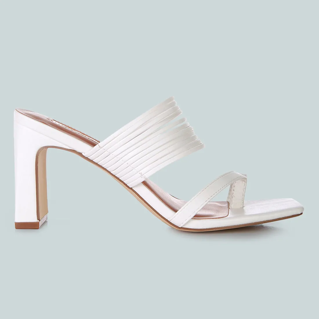 Mid Block Heel Sandals