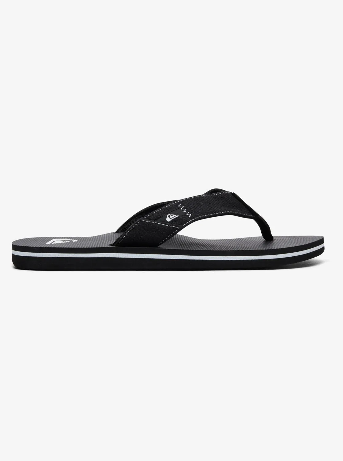 Molokai Abyss Sandals - Black/Black/White