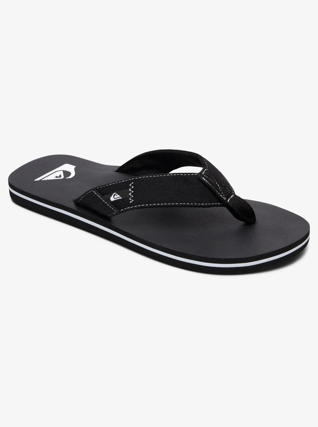 Molokai Abyss Sandals - Black/Black/White