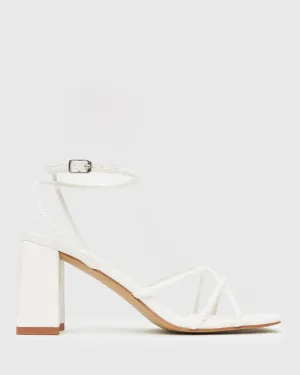 NADINE 2 Pearl Accent Strappy Sandals