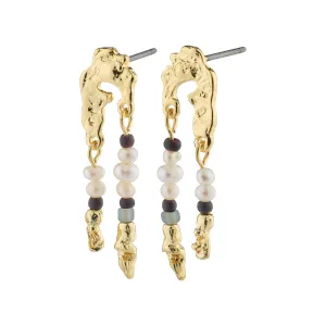 NIYA earrings multi-coloured/gold-plated