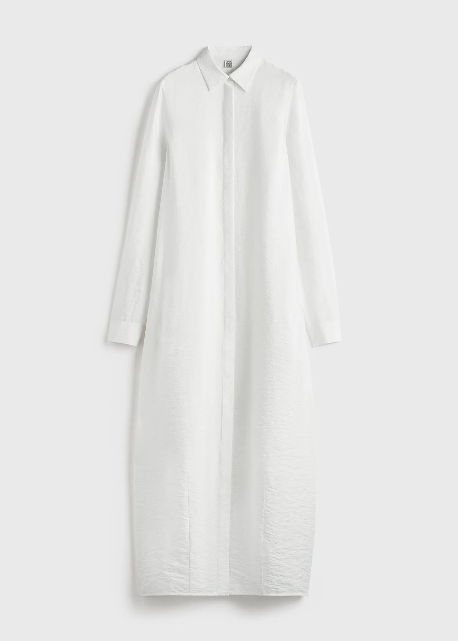 Parachute shirtdress white petite