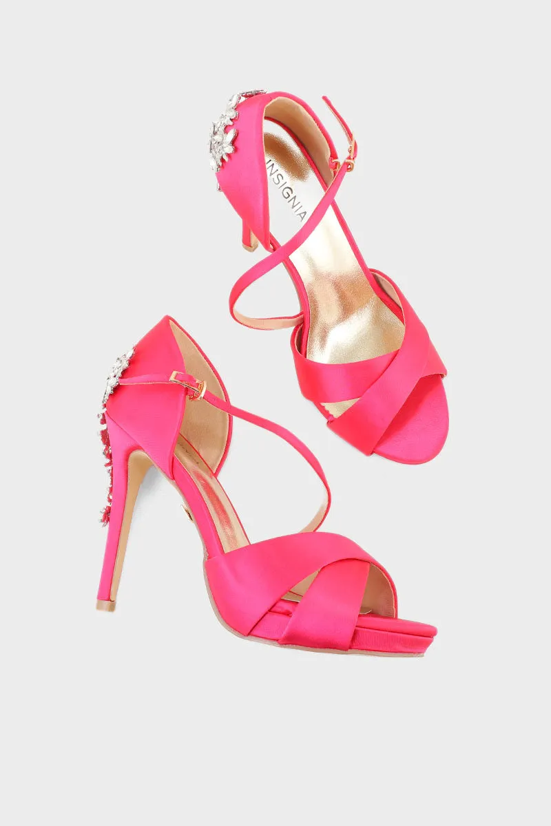 Party Wear Sandal I23710-Fushia