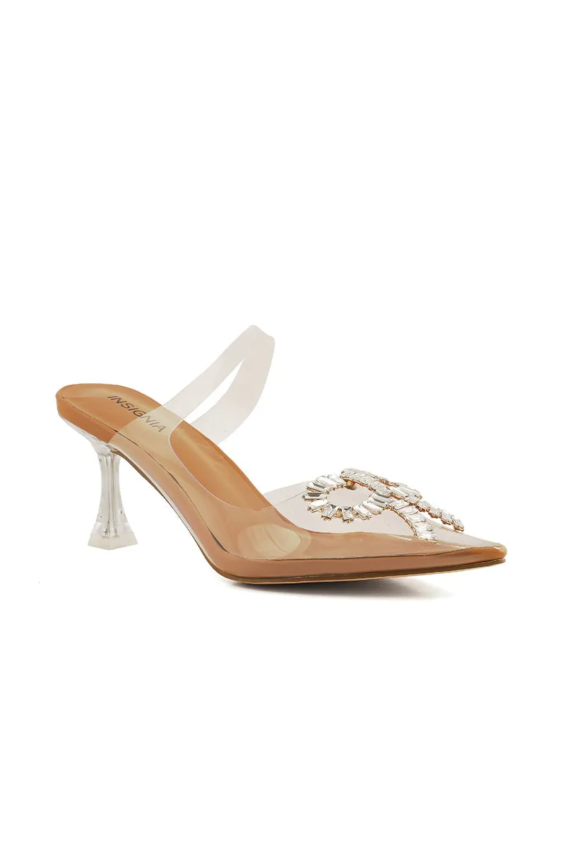 Party Wear Sling Back I47210-Beige