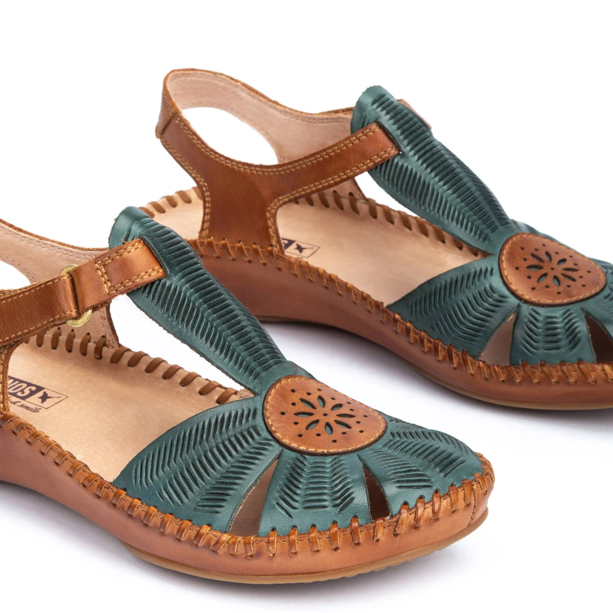 Pikolinos Women's Puerto Vallarta Sandals - Emerald