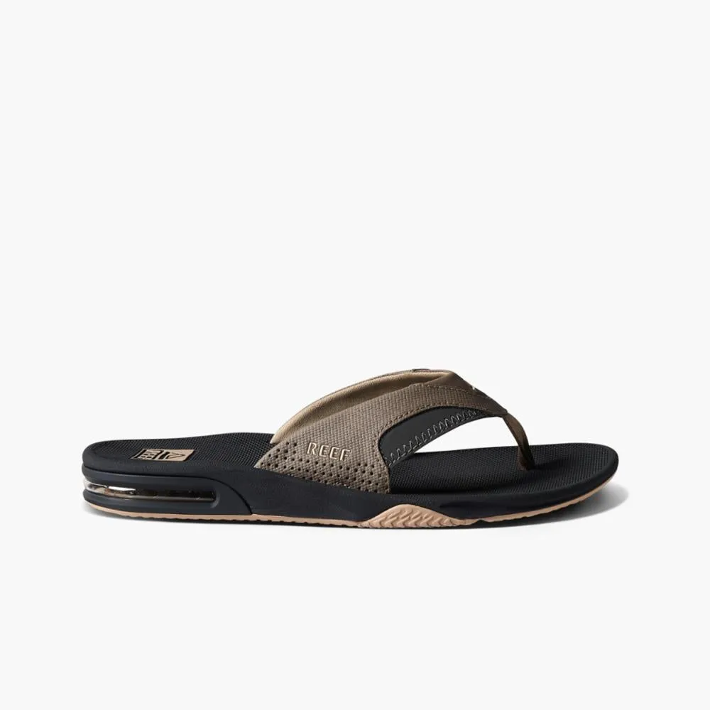 Reef Fanning Sandals bottle opener - Fossil Raven