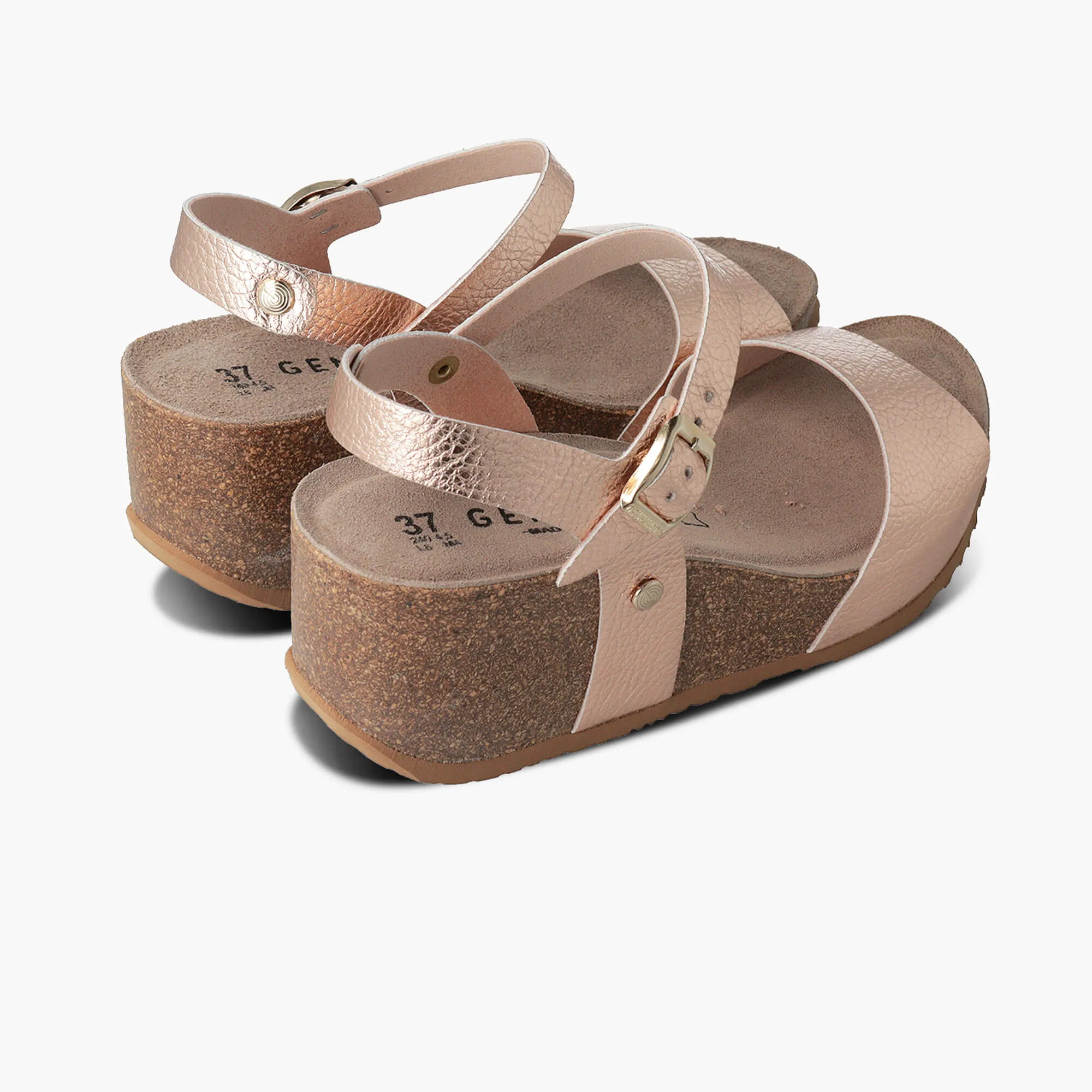 Riviera Rose Gold Sandals